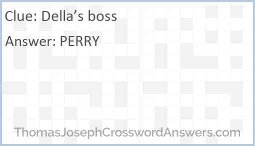 Della’s boss Answer