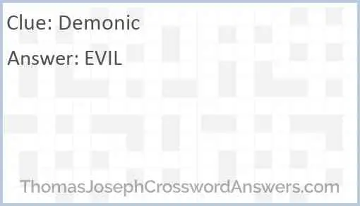 Demonic Answer