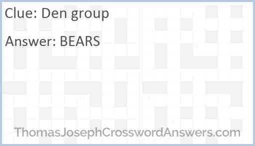 Den group Answer