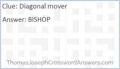 Diagonal mover Answer