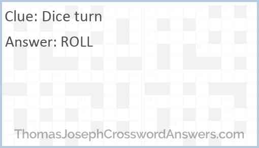 Dice turn Answer