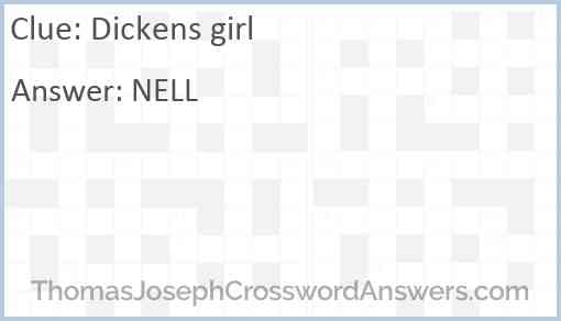 Dickens girl Answer