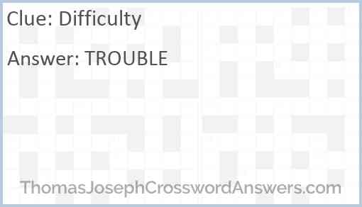 Difficulty Answer