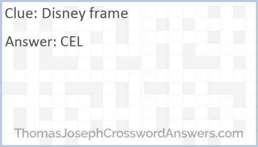 Disney frame Answer