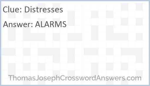Distresses Answer