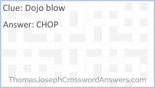 Dojo blow Answer