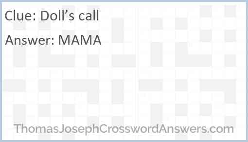 Doll’s call Answer