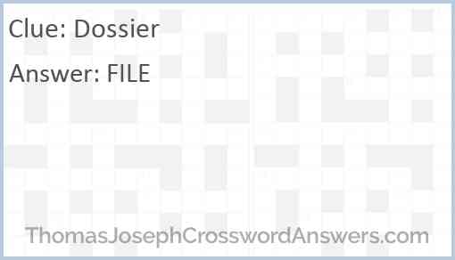 Dossier Answer