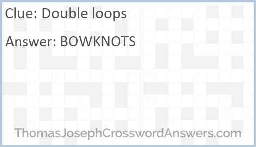 Double loops Answer