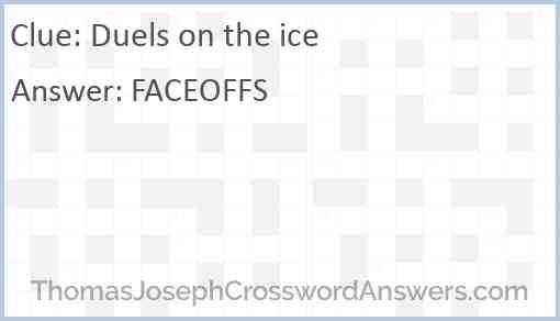 Duels on the ice Answer