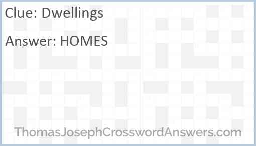 Dwellings Answer