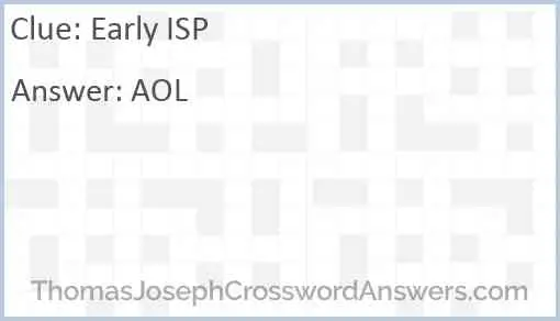 Early ISP Answer