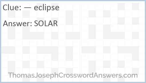 — eclipse Answer