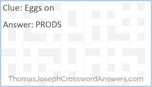 Eggs on crossword clue ThomasJosephCrosswordAnswers com