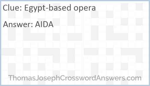 Egypt-based opera Answer