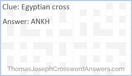 Egyptian cross Answer