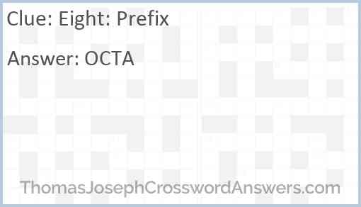 Eight: Prefix Answer