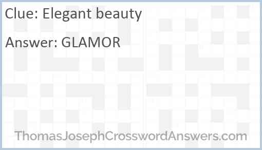 Elegant beauty Answer