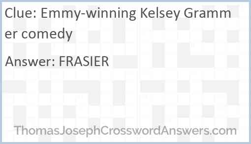 Emmy-winning Kelsey Grammer comedy Answer