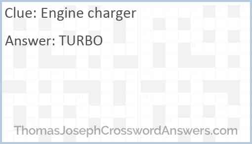 Engine charger Answer