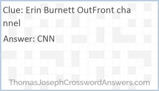 Erin Burnett OutFront channel Answer