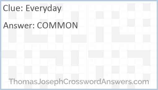 Everyday Answer