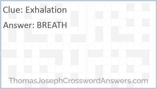 Exhalation Answer