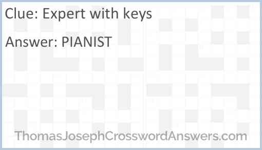 Expert with keys Answer