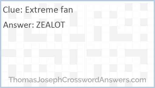 Extreme fan Answer