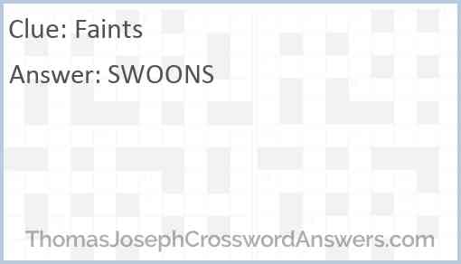 Faints Answer