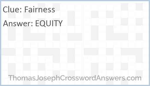 Fairness Answer
