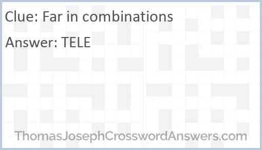 Far in combinations Answer
