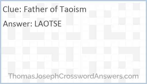 Father of Taoism Answer