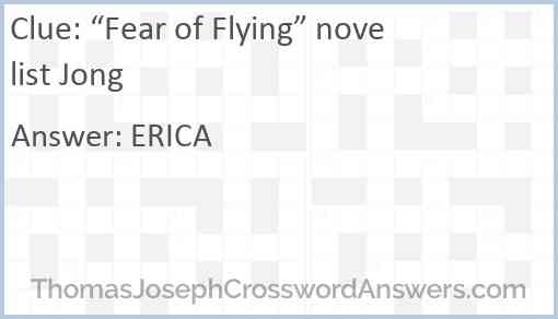 “Fear of Flying” novelist Jong Answer