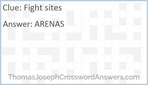 Fight sites Answer