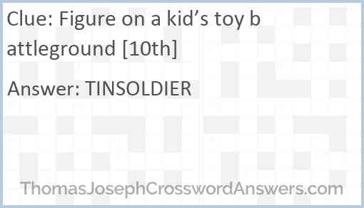Figure on a kid’s toy battleground [10th] Answer