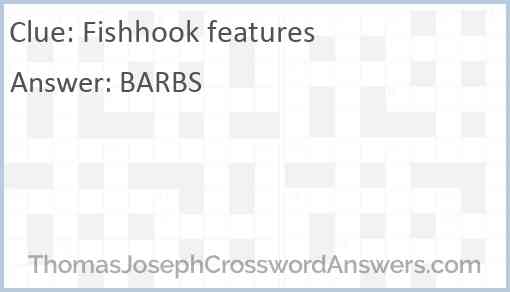 Fishhook features Answer