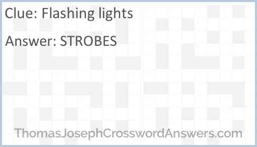 Flashing lights Answer