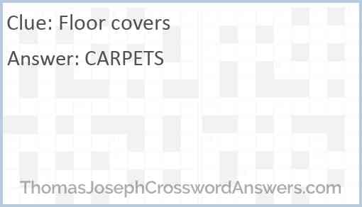 Floor covers Answer