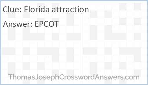 Florida attraction Answer