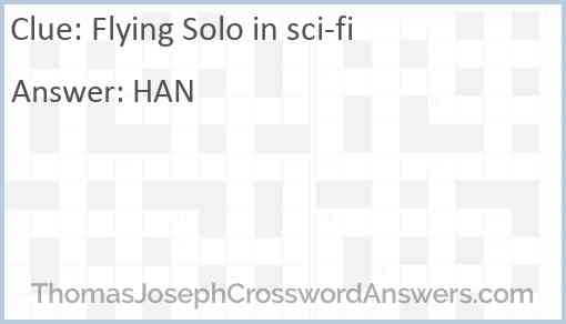 Flying Solo in sci-fi Answer