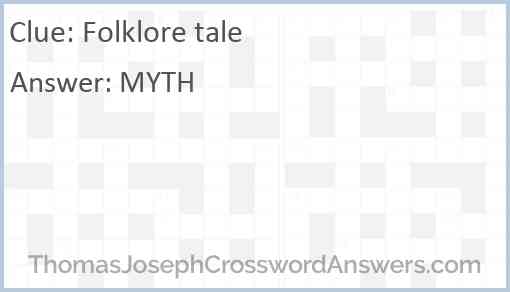 Folklore tale Answer