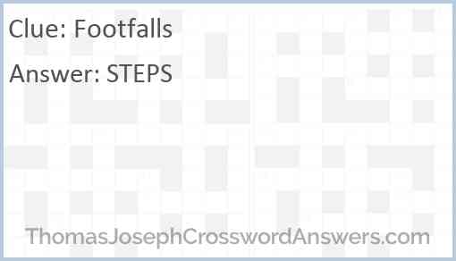 Footfalls Answer