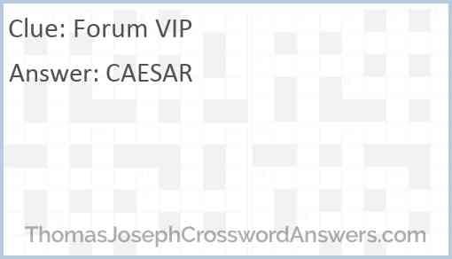 Forum VIP Answer