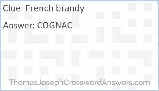 French brandy Answer