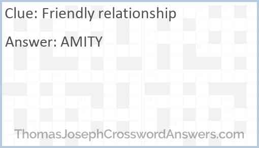 Friendly relationship Answer
