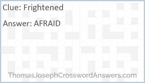 Frightened Answer