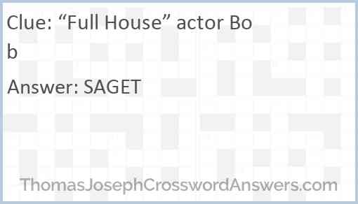 “Full House” actor Bob Answer