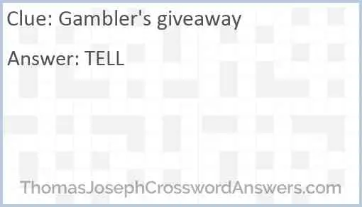Gambler’s giveaway Answer