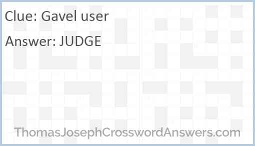 Gavel user Answer